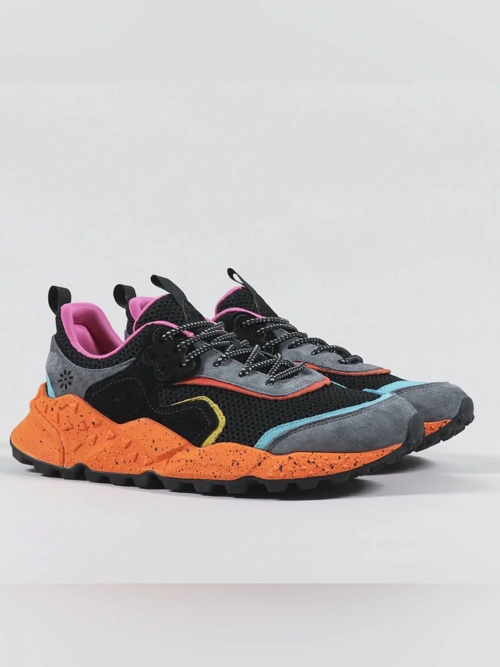 Flower Mountain Kotetsu Shoes Black Multi